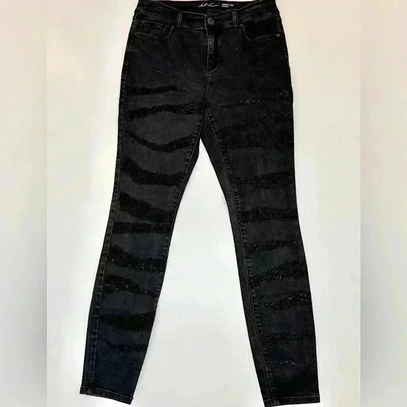 INC Women’s Strech Skinny Leg Regular Fit Jeans Size 8 - Picture 1 of 5